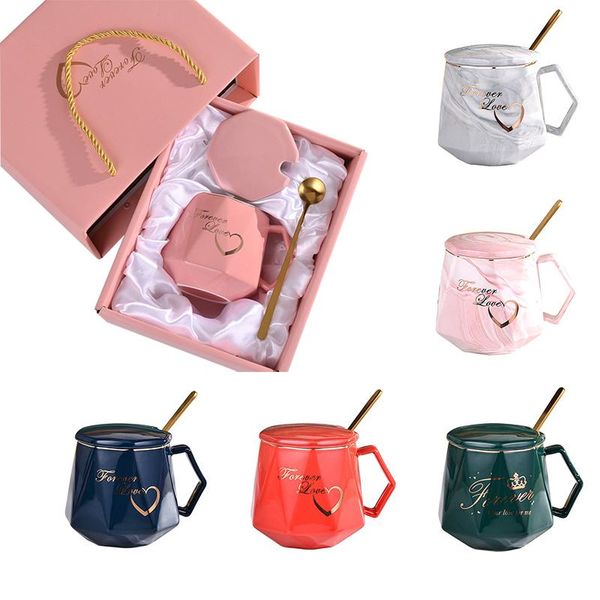 mugs coffee cups 300ml diamond shape ceramic cup set gift box crown mug have lid spoon wedding present
mugs coffee cups 300ml diamond shape ceramic cup set gift box crown mug have lid spoon wedding present