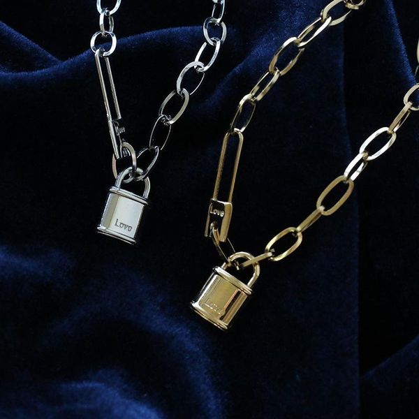 pendant necklaces miuoxion retro lock letters necklace simple personality party punk jewelry fashion for women feature nmour charm gift, Silver
pendant necklaces miuoxion retro lock letters necklace simple personality party punk jewelry fashion for women feature nmour charm gift, Silver
