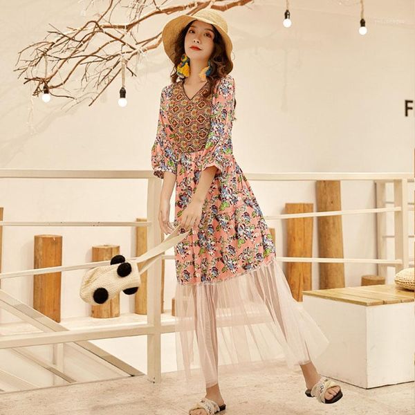 casual dresses bohemian dress with floral embroidery v-neck loose waist long maxi clothes 2021 summer fashion women vintage holiday outwear, Black;gray
casual dresses bohemian dress with floral embroidery v-neck loose waist long maxi clothes 2021 summer fashion women vintage holiday outwear, Black;gray