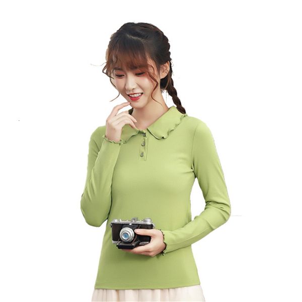 2021 spring new lace lapel long-sleeved buttons sweet pure color pullover sweater comfortable thin sweaters wwomen clothes dove, White;black
2021 spring new lace lapel long-sleeved buttons sweet pure color pullover sweater comfortable thin sweaters wwomen clothes dove, White;black