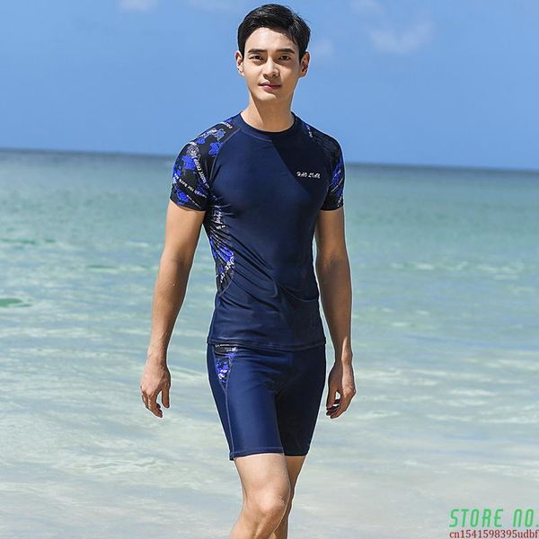 one-piece suits short sleeve swimsuit man shirt+shorts swimwear high waist sailing clothes drysuit plus size bathing rashguard korean
one-piece suits short sleeve swimsuit man shirt+shorts swimwear high waist sailing clothes drysuit plus size bathing rashguard korean