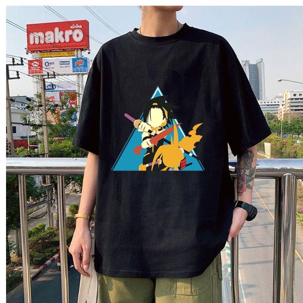 men's t-shirts anime shaman king yoh asakura amidamaru t- shirts loose clothes tees daily summer clothing trip streetwea, White;black
men's t-shirts anime shaman king yoh asakura amidamaru t- shirts loose clothes tees daily summer clothing trip streetwea, White;black