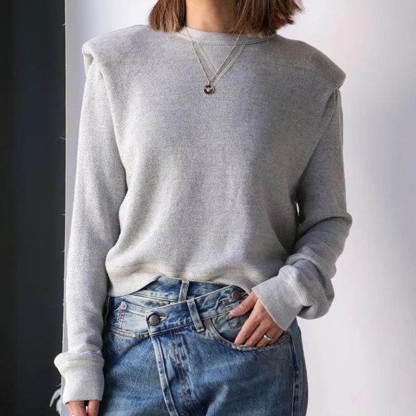 women's hoodies & sweatshirts pirate hippie padded shoulder solid woman autumn long sleeve round neck hoodie cotton casual simple pullo, Black
women's hoodies & sweatshirts pirate hippie padded shoulder solid woman autumn long sleeve round neck hoodie cotton casual simple pullo, Black