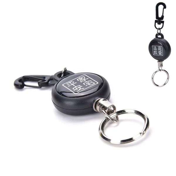 card holders velishy 1pc high strength steel wire pull keyring tag holder recoil belt metal badge retractable reel id, Brown;gray
card holders velishy 1pc high strength steel wire pull keyring tag holder recoil belt metal badge retractable reel id, Brown;gray