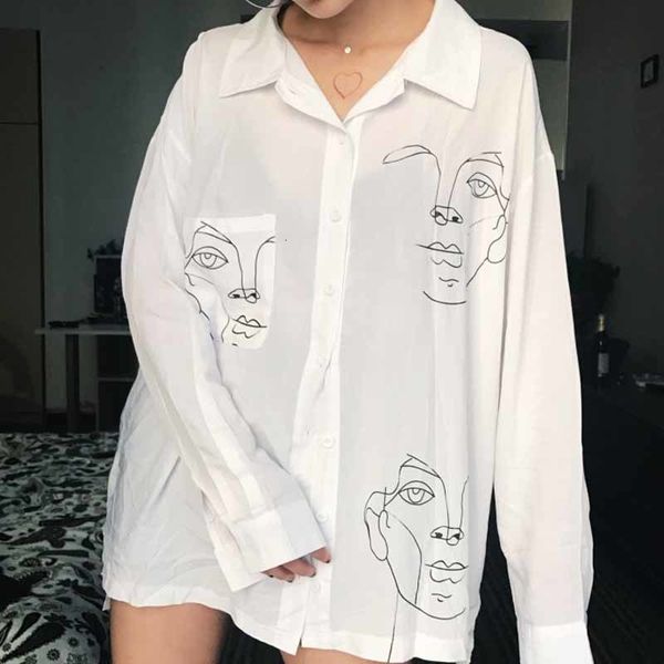 New Fashionable Wear Female Black Shirts U7f8, White