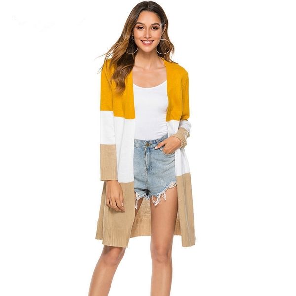 2021 new raiow knitted sweater women autumn winter oversized casual loose knitwear lady full sleeve basic coat long cardigan kmw7, White;black
2021 new raiow knitted sweater women autumn winter oversized casual loose knitwear lady full sleeve basic coat long cardigan kmw7, White;black