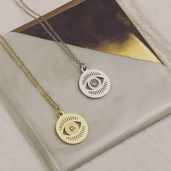 chains fashion ladies chic gold chain colorful rhinestone filled evil eye coin necklaces for women bohemian, Silver
chains fashion ladies chic gold chain colorful rhinestone filled evil eye coin necklaces for women bohemian, Silver