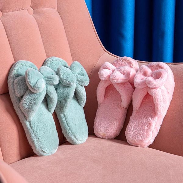 slippers women's bowknot indoor bedroom autumn winter warm home floor shoes soft bottom cotton plush, Black
slippers women's bowknot indoor bedroom autumn winter warm home floor shoes soft bottom cotton plush, Black