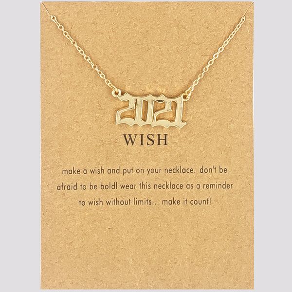 2021 pendants necklace for women gold silver color alloy pendant with gift card year of birth fashion jewelry
2021 pendants necklace for women gold silver color alloy pendant with gift card year of birth fashion jewelry