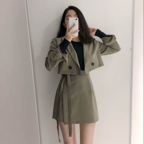 elegant sets of two female garments casual short suit streetwear blazer + mini solid skirt chic 2021 office ladies h185 y6jl, Black;gray
elegant sets of two female garments casual short suit streetwear blazer + mini solid skirt chic 2021 office ladies h185 y6jl, Black;gray