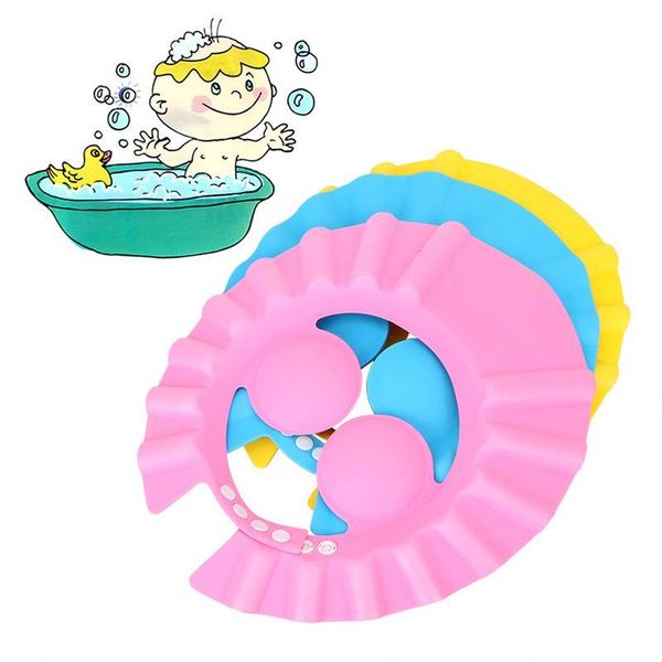shower caps adjustable children cap baby waterproof safe kids bathroom supplies hat 
shower caps adjustable children cap baby waterproof safe kids bathroom supplies hat