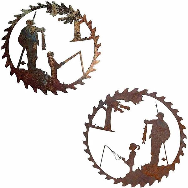 decorative objects & figurines 2 pcs metal art fishing wall decor rusty pendant crafts for home yard patio decor, father's day unique g
decorative objects & figurines 2 pcs metal art fishing wall decor rusty pendant crafts for home yard patio decor, father's day unique g