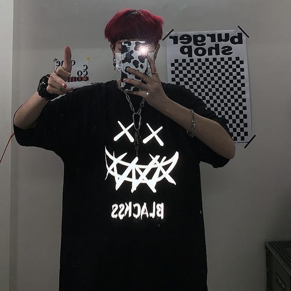 summer t shirt women fashion reflective short sleeved five-point sleeves loose street hip hop loose short sleeves 2021, White
summer t shirt women fashion reflective short sleeved five-point sleeves loose street hip hop loose short sleeves 2021, White