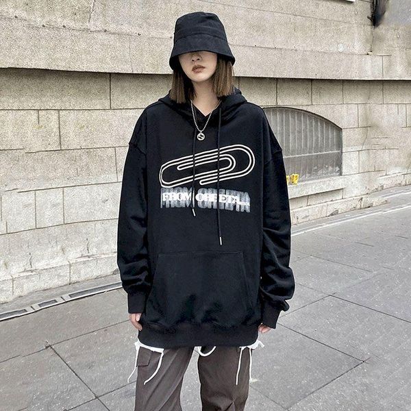 men's hoodies & sweatshirts harajuku hooded hoodie oversized female print long sleeve sweatshirt high street autumn winter plus velvet, Black
men's hoodies & sweatshirts harajuku hooded hoodie oversized female print long sleeve sweatshirt high street autumn winter plus velvet, Black
