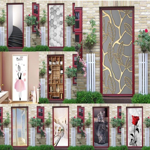 other decorative stickers 3d door wallpaper home decoration diy removable adhesive waterproof wall art decal mural on the doors deurst
other decorative stickers 3d door wallpaper home decoration diy removable adhesive waterproof wall art decal mural on the doors deurst