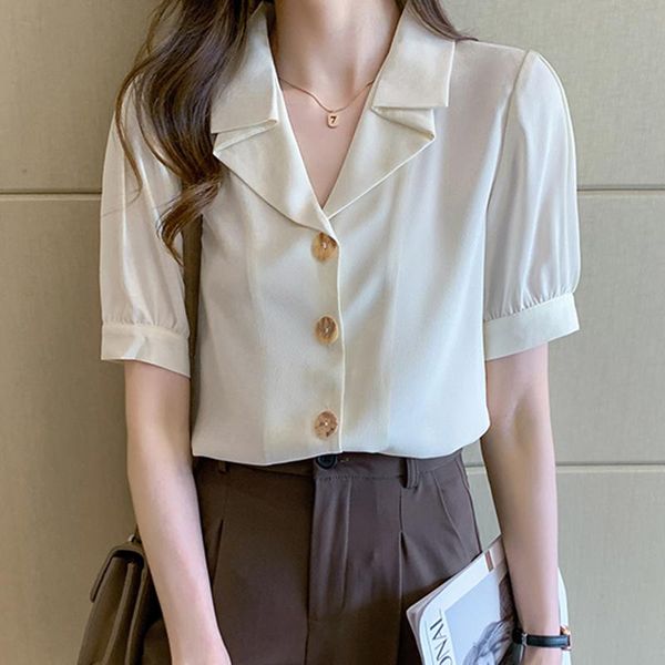 women's blouses & shirts ljsxls loose short sleeve white blouse summer fold turn-down collar chiffon shirt female solid color clothing
women's blouses & shirts ljsxls loose short sleeve white blouse summer fold turn-down collar chiffon shirt female solid color clothing