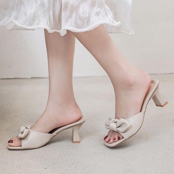 2021 women shoes high heel sandals slippers open toe office shoes leather bowtie fashion summer outdoor slippers slides white, Black
2021 women shoes high heel sandals slippers open toe office shoes leather bowtie fashion summer outdoor slippers slides white, Black