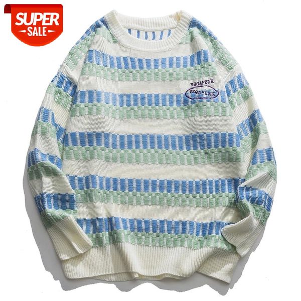 fashion color block knitted male sweater 2020 harajuku streetwear vintage sweater autumn hip hop casual loose pullover gray #l61f, White;black
fashion color block knitted male sweater 2020 harajuku streetwear vintage sweater autumn hip hop casual loose pullover gray #l61f, White;black