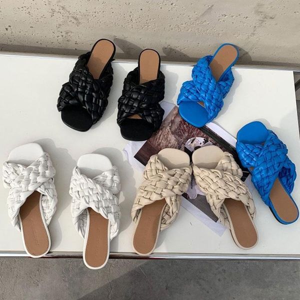 fashion weave slippers women open toe flat casual shoes woman slides 2021 summer leather flip flops outdoor beach sandals slipp, Black
fashion weave slippers women open toe flat casual shoes woman slides 2021 summer leather flip flops outdoor beach sandals slipp, Black
