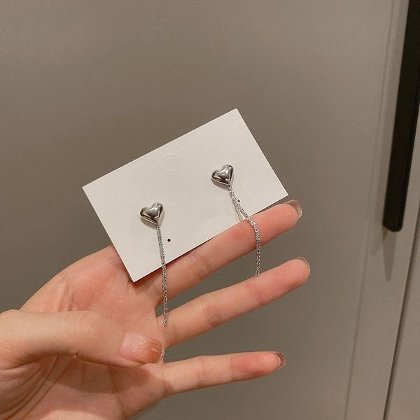 dangle & chandelier 2021 korea trend simple personality heart-shaped tassel pendant earrings for women party travel birthday jewelry accesso, Silver
dangle & chandelier 2021 korea trend simple personality heart-shaped tassel pendant earrings for women party travel birthday jewelry accesso, Silver