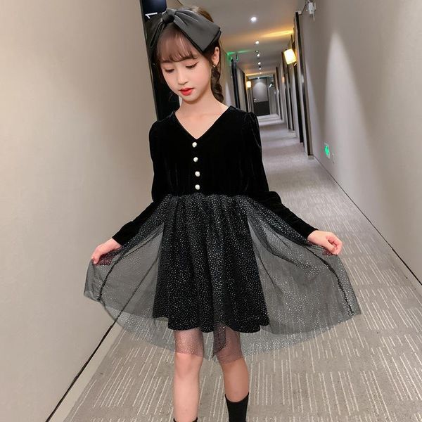 girl's dresses kids for girls elegant black v-neck mesh girl dress princess costume spring autumn children clothes 3 4 6 8 10 12 yrs, Red;yellow
girl's dresses kids for girls elegant black v-neck mesh girl dress princess costume spring autumn children clothes 3 4 6 8 10 12 yrs, Red;yellow