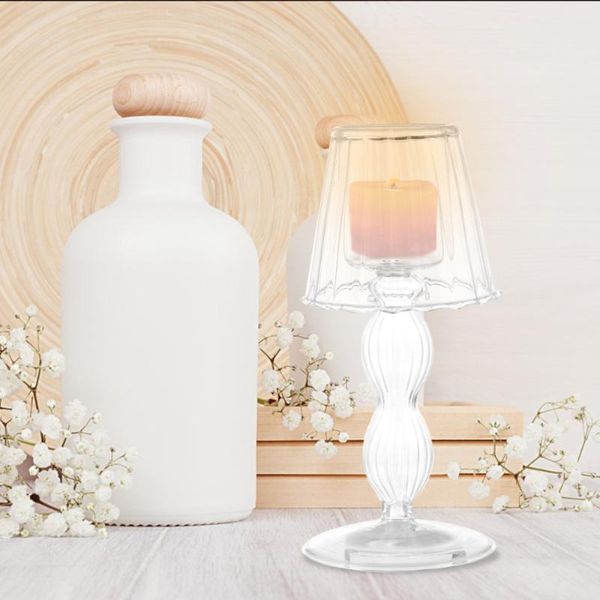candle holders 1pc retro transparent glass candlestick wedding decorative table lamp
candle holders 1pc retro transparent glass candlestick wedding decorative table lamp