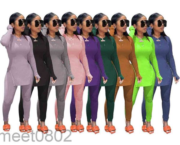 women's two piece pants 2 set women round neck tracksuit pencil side slit suit 10 colors a9908, White
women's two piece pants 2 set women round neck tracksuit pencil side slit suit 10 colors a9908, White
