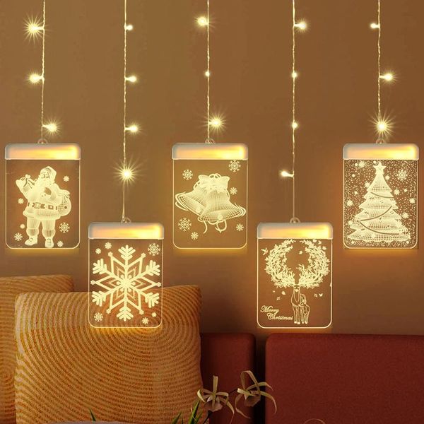 christmas decorations santa claus elk bells pattern led fairy lights ornaments home thj99
christmas decorations santa claus elk bells pattern led fairy lights ornaments home thj99