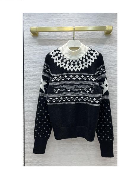 milan runway sweater 2021 autumn winter long sleeves o neck print women's sweaters high end jacquard pullover designer sweater 0912-4, White;black
milan runway sweater 2021 autumn winter long sleeves o neck print women's sweaters high end jacquard pullover designer sweater 0912-4, White;black