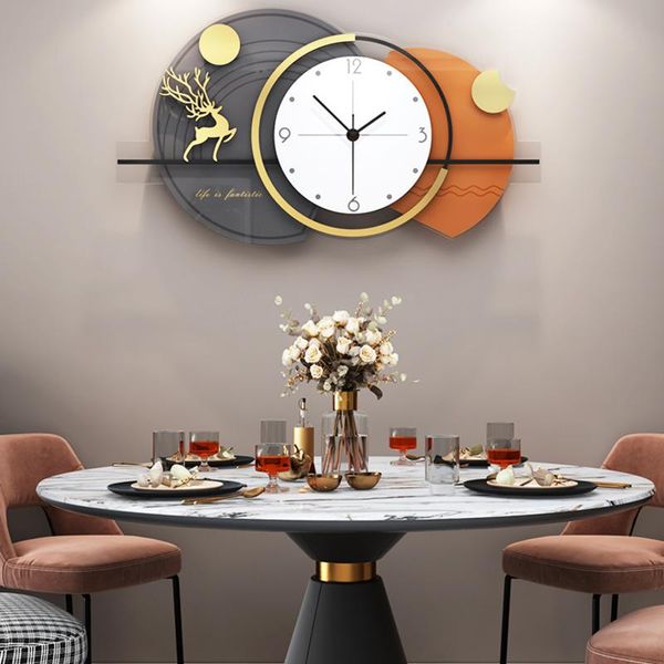 wall clocks light luxury clock silent simple modern living room quartz fashionable decoration
wall clocks light luxury clock silent simple modern living room quartz fashionable decoration