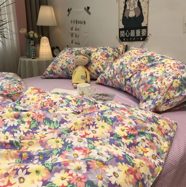 bedding sets romantic pastoral flower set,single double cotton twin full king home textile bed sheet pillow case quilt cover
bedding sets romantic pastoral flower set,single double cotton twin full king home textile bed sheet pillow case quilt cover