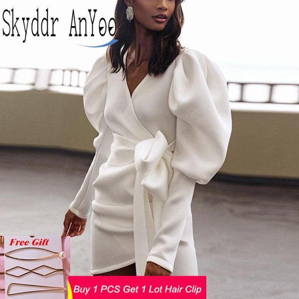 casual dresses women long puff sleeve white mini bodycon dress short party club spring elegant ol workwear vestidos clothes, Black;gray
casual dresses women long puff sleeve white mini bodycon dress short party club spring elegant ol workwear vestidos clothes, Black;gray