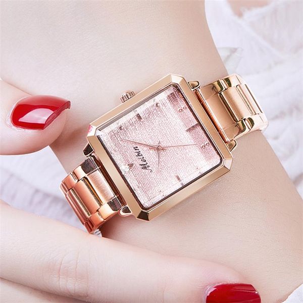 wristwatches meibin 2021 elegant women's watches square 18k gold female wristwatch women quartz waterproof classic geneva watch, Slivery;brown
wristwatches meibin 2021 elegant women's watches square 18k gold female wristwatch women quartz waterproof classic geneva watch, Slivery;brown