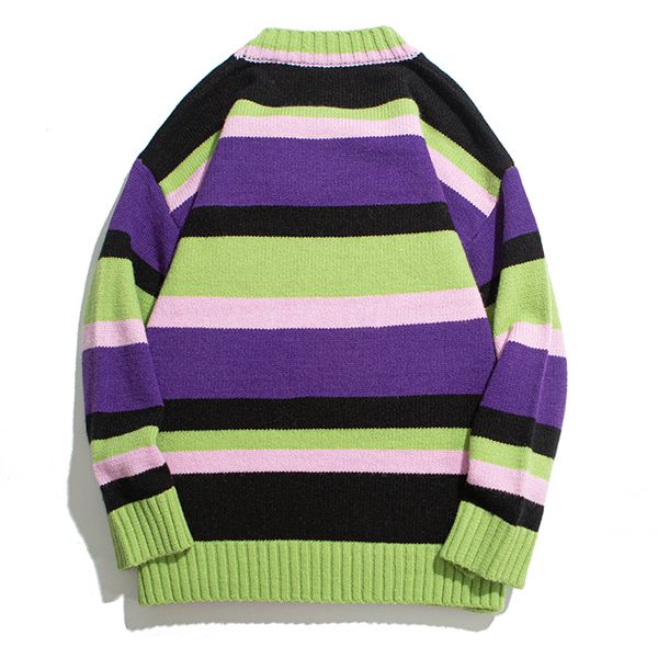 mens 2021 new streetwear pullover knitt oversize harajuku vintage retro striped male casual cotton sweater men clothing 33n4, Black;white
mens 2021 new streetwear pullover knitt oversize harajuku vintage retro striped male casual cotton sweater men clothing 33n4, Black;white