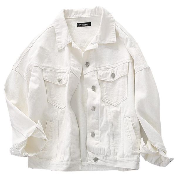 women's jackets women jacket white denim simplicity casual short bechaqueta mujer veste femme streetwear basic outerwear, Black;brown