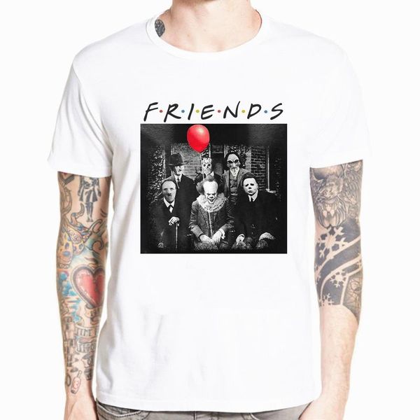 men's t-shirts horror friends pennywise michael myers jason voorhees halloween men t-shirt short sleeve t shirt camiseta masculina 4x 5, White;black
men's t-shirts horror friends pennywise michael myers jason voorhees halloween men t-shirt short sleeve t shirt camiseta masculina 4x 5, White;black