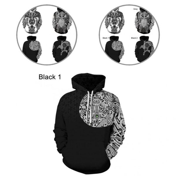 men's sweaters hoodie 3d print autumn winter pockets all match hooded sweatshirt for daily wear, White;black
men's sweaters hoodie 3d print autumn winter pockets all match hooded sweatshirt for daily wear, White;black