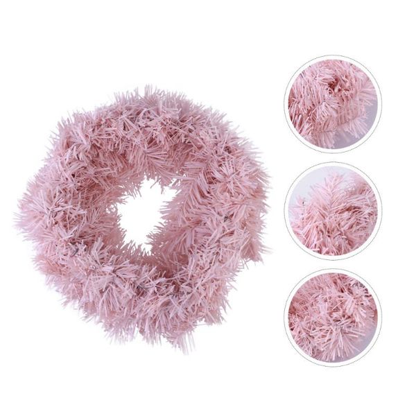 1pc novel christmas wreath door wreath christmas ornament (without ornament)