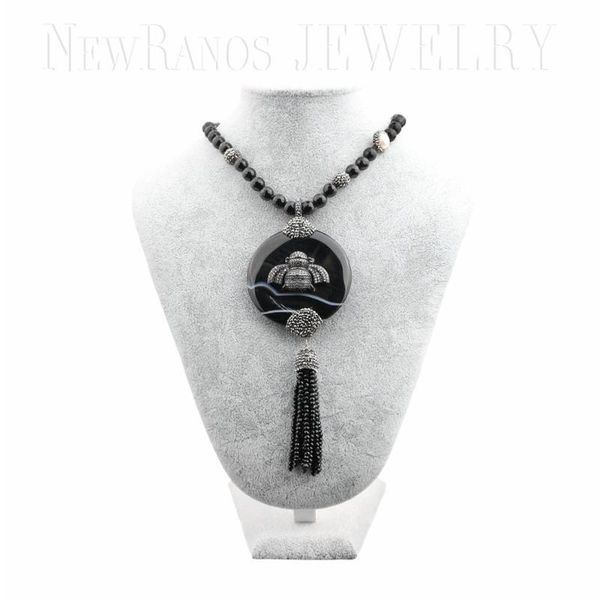 pendant necklaces ranos bee necklace cubic zirconia insect beads 80cm long natural stone chain for women jewelry n002yz120, Silver
pendant necklaces ranos bee necklace cubic zirconia insect beads 80cm long natural stone chain for women jewelry n002yz120, Silver