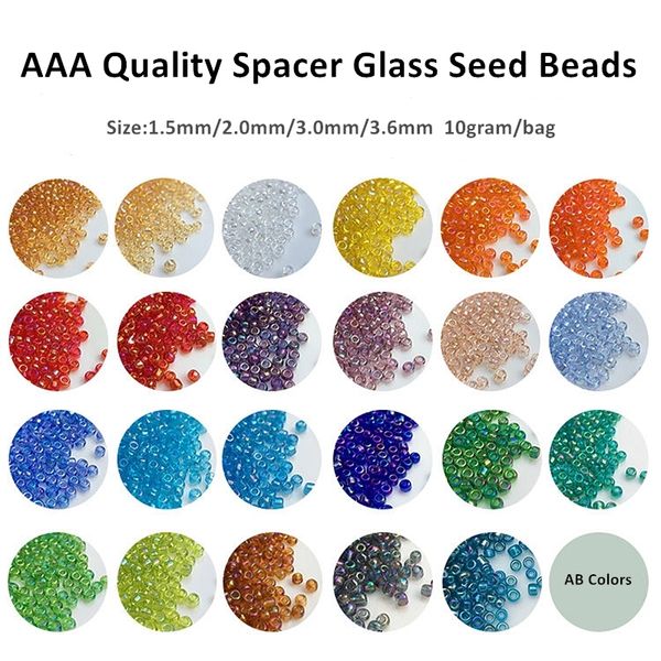 1.5mm 2mm 3mm 3.6mm spacer cezch glass seed beads ab colorful glass seedbead for handmade jewelry diy making garments bead 10g
1.5mm 2mm 3mm 3.6mm spacer cezch glass seed beads ab colorful glass seedbead for handmade jewelry diy making garments bead 10g