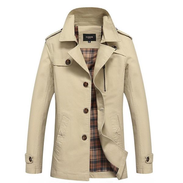 men's jackets spring and autumn pure cotton medium long jacket youth thin clothes, Black;brown
men's jackets spring and autumn pure cotton medium long jacket youth thin clothes, Black;brown