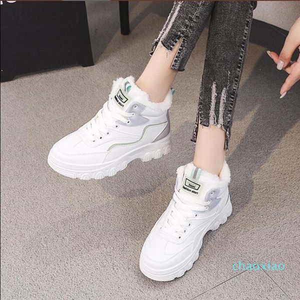 new winter women ankle boots wedge warm fur platform leather sneakers cotton snow for woman, Black
new winter women ankle boots wedge warm fur platform leather sneakers cotton snow for woman, Black