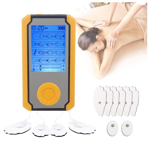 electric massagers 16 modes ems tens body massage machine electronic pulse massager muscle stimulator acupuncture slimming therapy pain reli
electric massagers 16 modes ems tens body massage machine electronic pulse massager muscle stimulator acupuncture slimming therapy pain reli