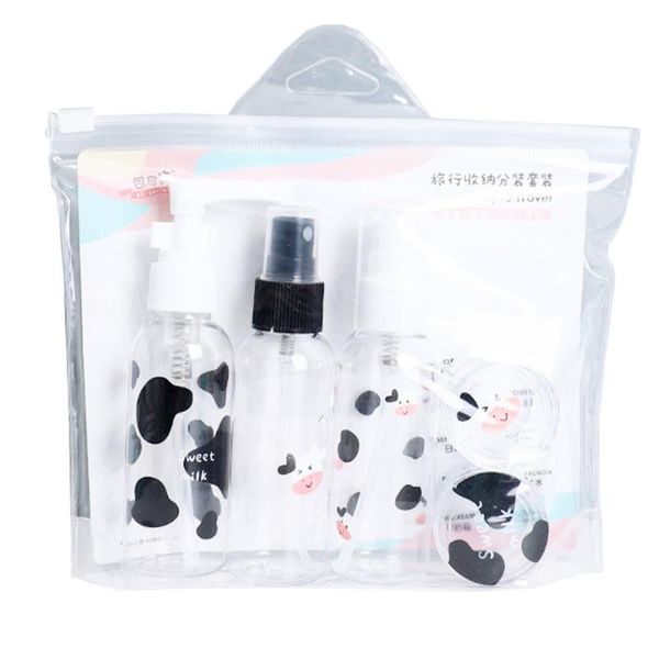 storage bottles & jars 1 set cartoon cow sub-packaging bottle kit skin care product
storage bottles & jars 1 set cartoon cow sub-packaging bottle kit skin care product