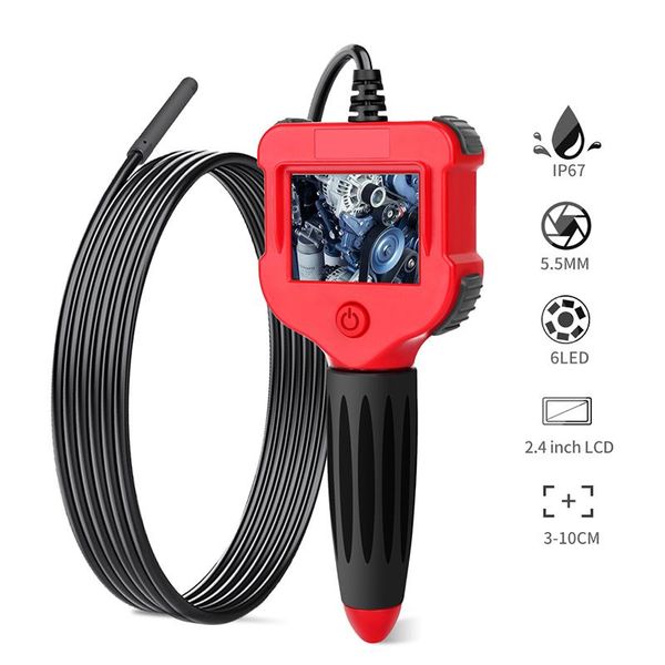 cameras 5.5mm digital inspection camera unique 2.4 inch hd ips screen 6 leds lcd borescope ip67 waterproof snake tube
cameras 5.5mm digital inspection camera unique 2.4 inch hd ips screen 6 leds lcd borescope ip67 waterproof snake tube