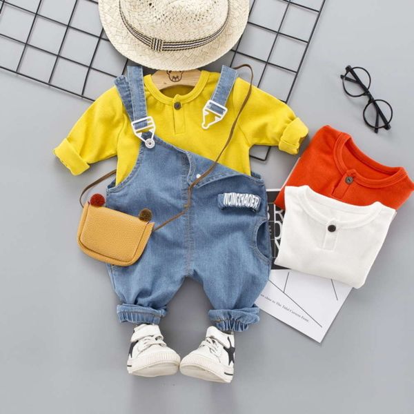 2020 new spring and autumn jeans pants two piece set korean children's wear, Blue 
2020 new spring and autumn jeans pants two piece set korean children's wear, Blue