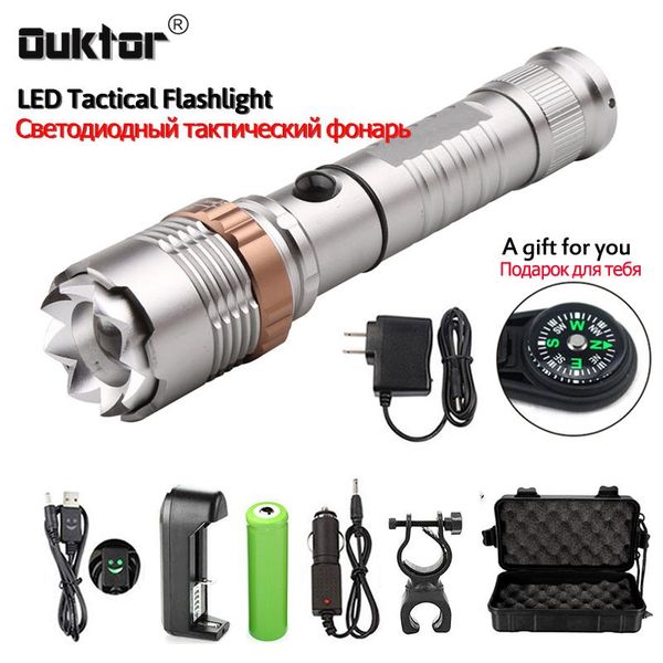 super bright led tactical 5 modes led torch for night riding camping hiking hunting activities for 18650 battery
super bright led tactical 5 modes led torch for night riding camping hiking hunting activities for 18650 battery