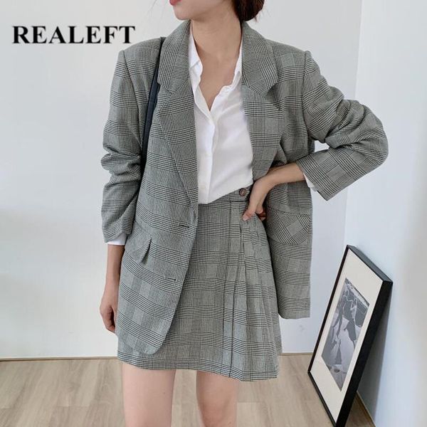 two piece dress realeft 2021 autumn winter vintage plaid women sets 2 pieces matching chic blazers short pleated skirts ladies elegant suits, White
two piece dress realeft 2021 autumn winter vintage plaid women sets 2 pieces matching chic blazers short pleated skirts ladies elegant suits, White