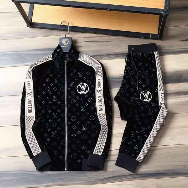 mens tracksuit two pieces sets jackets long sleeves and pants with letters embroidery fashion style spring autumn outwear sports set jacket, Gray
mens tracksuit two pieces sets jackets long sleeves and pants with letters embroidery fashion style spring autumn outwear sports set jacket, Gray