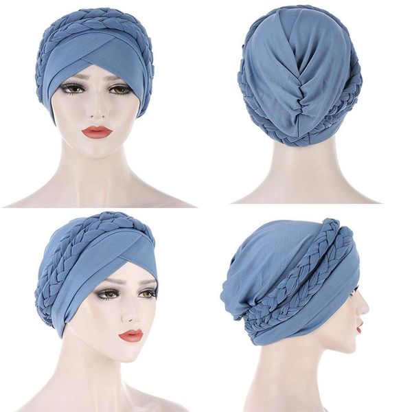 beanie/skull caps women head scarf braid turbans muslim wrap hat chemo cancer cap ethnic pre-tied twisted hair cover headwear, Blue;gray
beanie/skull caps women head scarf braid turbans muslim wrap hat chemo cancer cap ethnic pre-tied twisted hair cover headwear, Blue;gray